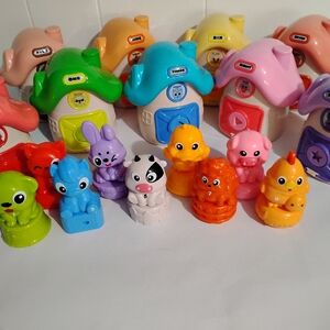 Tiny House Key Animal Set Baby Toys